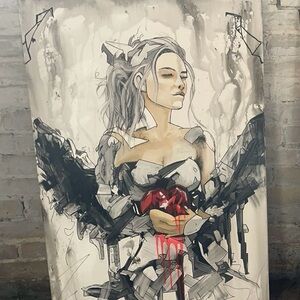 Original Custom Art on 24x36 Canvas